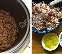 红糙米饭团的做法图解1