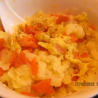 胡萝卜鸡蛋土豆泥的做法图解6