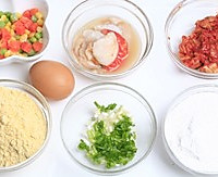 海鲜泡菜贴饼的做法图解3