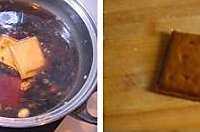 卤豆干夹馍的做法图解3