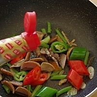 双色豉椒溜鳝片的做法图解5