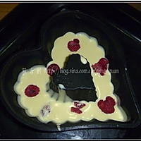 树莓芝士蛋糕——心形咕咕霍夫的做法图解5